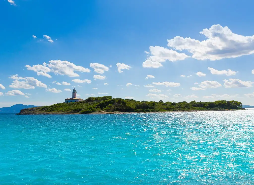 island of Alcanada and turquoise sea